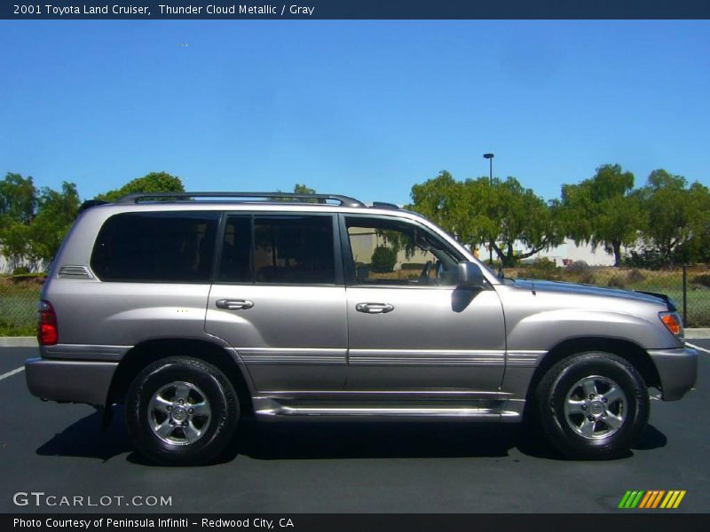 Thunder Cloud Metallic / Gray 2001 Toyota Land Cruiser