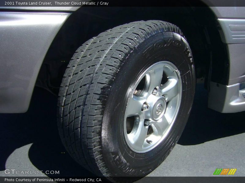Thunder Cloud Metallic / Gray 2001 Toyota Land Cruiser