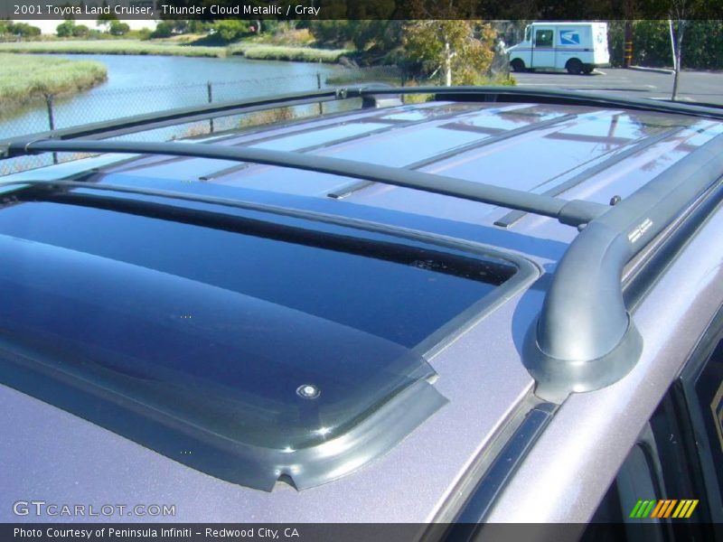 Thunder Cloud Metallic / Gray 2001 Toyota Land Cruiser
