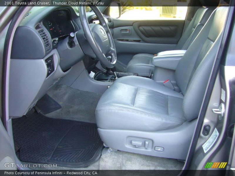 Thunder Cloud Metallic / Gray 2001 Toyota Land Cruiser