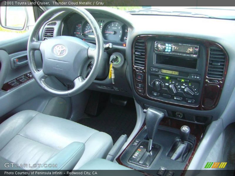 Thunder Cloud Metallic / Gray 2001 Toyota Land Cruiser