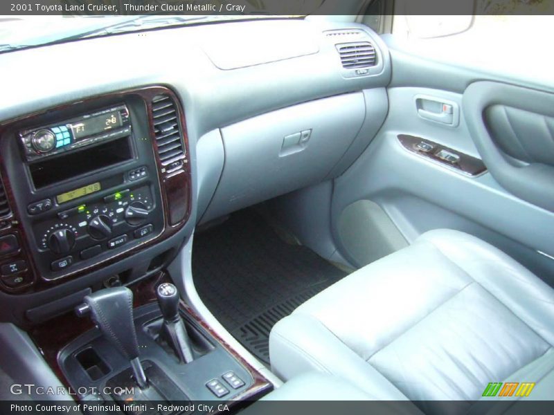 Thunder Cloud Metallic / Gray 2001 Toyota Land Cruiser