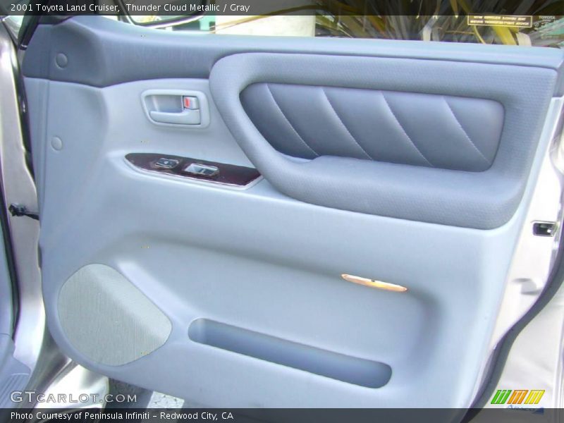 Thunder Cloud Metallic / Gray 2001 Toyota Land Cruiser