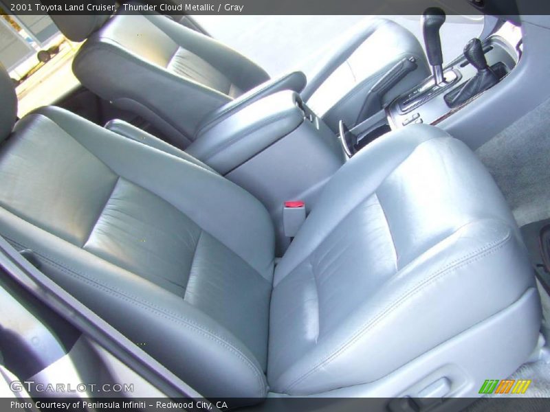 Thunder Cloud Metallic / Gray 2001 Toyota Land Cruiser