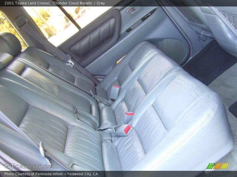 Thunder Cloud Metallic / Gray 2001 Toyota Land Cruiser