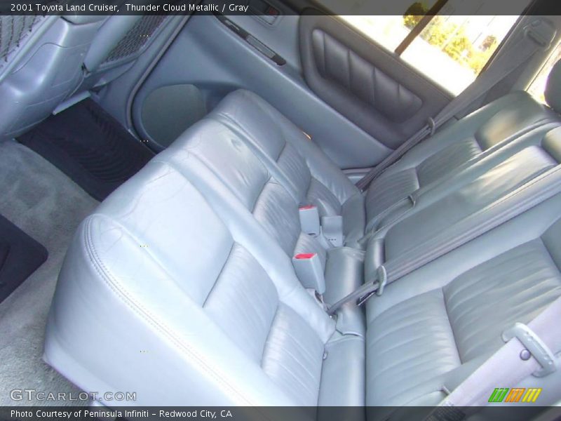 Thunder Cloud Metallic / Gray 2001 Toyota Land Cruiser