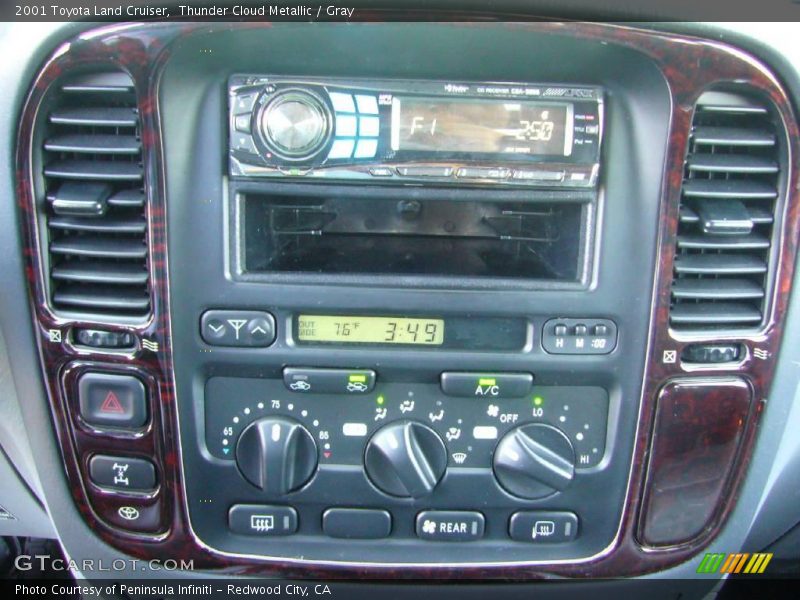 Thunder Cloud Metallic / Gray 2001 Toyota Land Cruiser