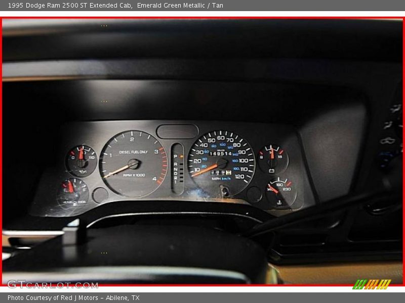 Emerald Green Metallic / Tan 1995 Dodge Ram 2500 ST Extended Cab