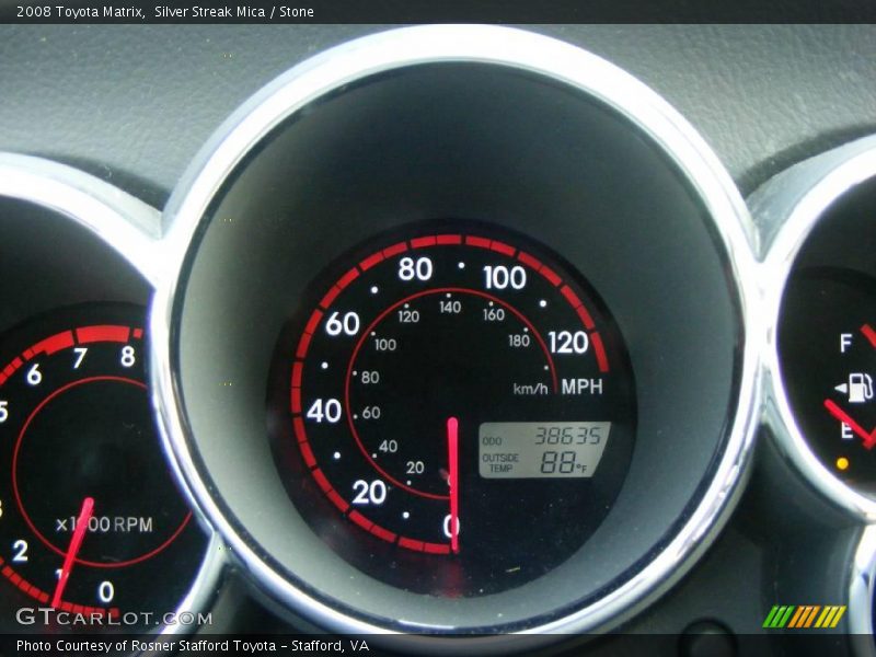Silver Streak Mica / Stone 2008 Toyota Matrix