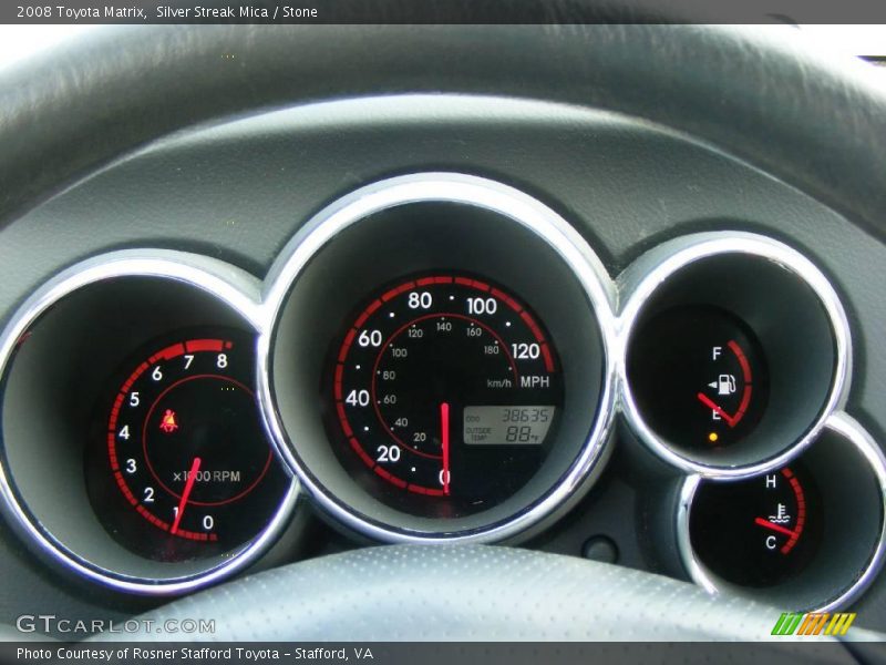 Silver Streak Mica / Stone 2008 Toyota Matrix