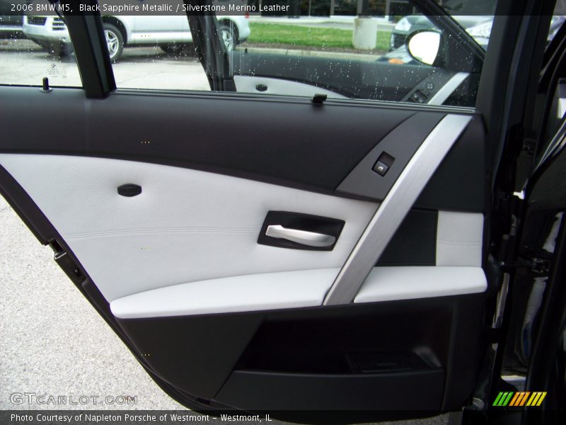 Black Sapphire Metallic / Silverstone Merino Leather 2006 BMW M5
