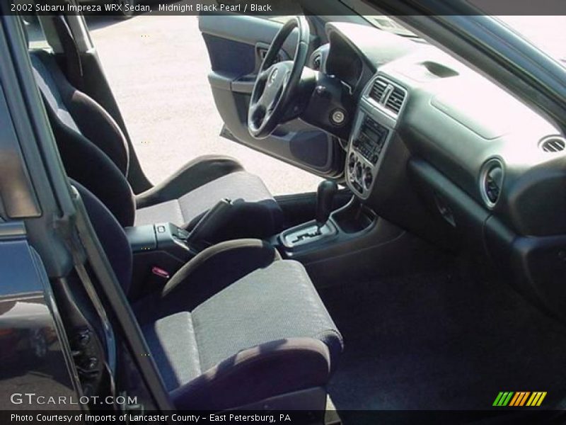 Midnight Black Pearl / Black 2002 Subaru Impreza WRX Sedan