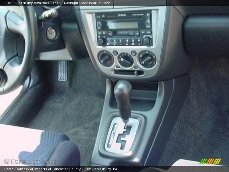 Midnight Black Pearl / Black 2002 Subaru Impreza WRX Sedan