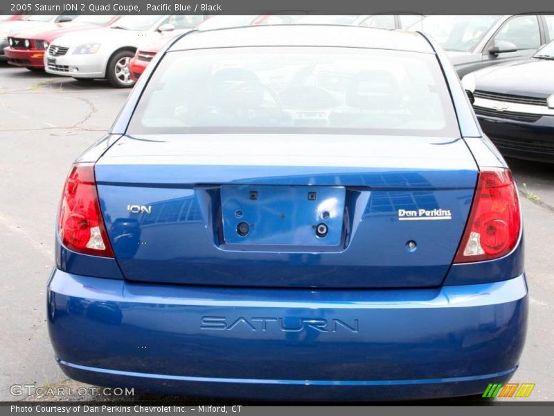 Pacific Blue / Black 2005 Saturn ION 2 Quad Coupe