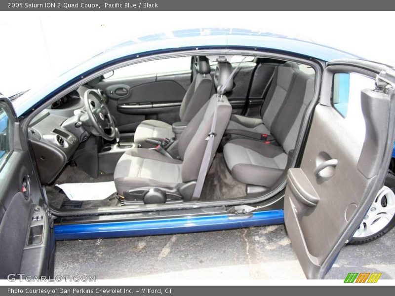 Pacific Blue / Black 2005 Saturn ION 2 Quad Coupe