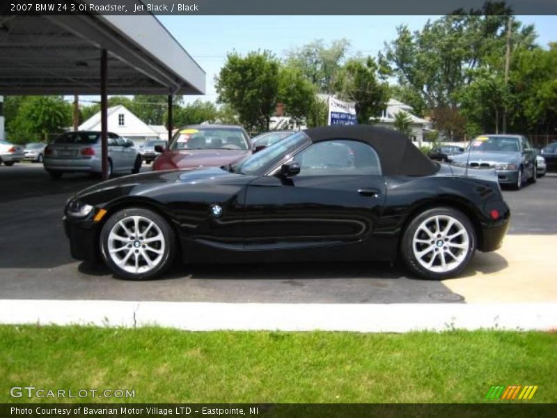 Jet Black / Black 2007 BMW Z4 3.0i Roadster