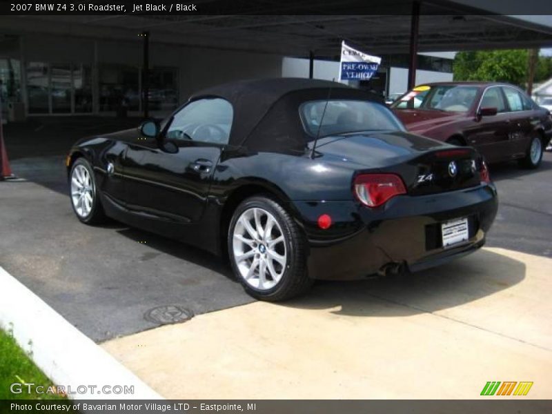 Jet Black / Black 2007 BMW Z4 3.0i Roadster