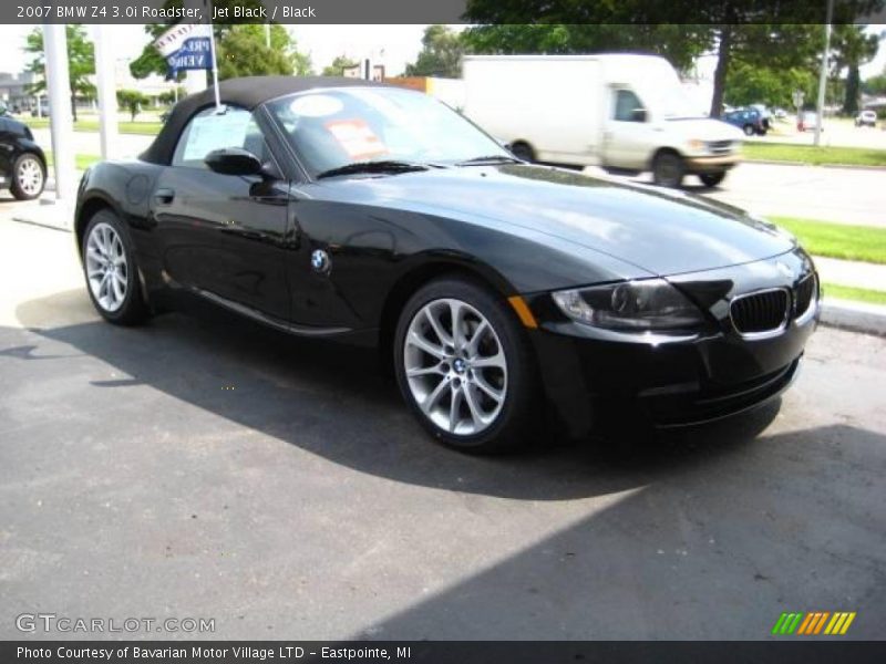 Jet Black / Black 2007 BMW Z4 3.0i Roadster