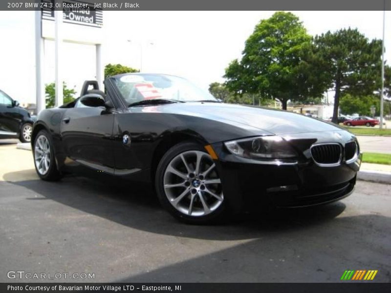 Jet Black / Black 2007 BMW Z4 3.0i Roadster