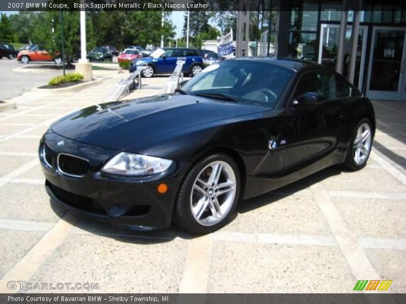 Black Sapphire Metallic / Black Nappa Leather 2007 BMW M Coupe