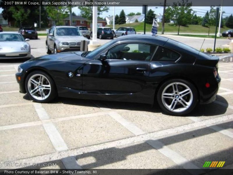 Black Sapphire Metallic / Black Nappa Leather 2007 BMW M Coupe
