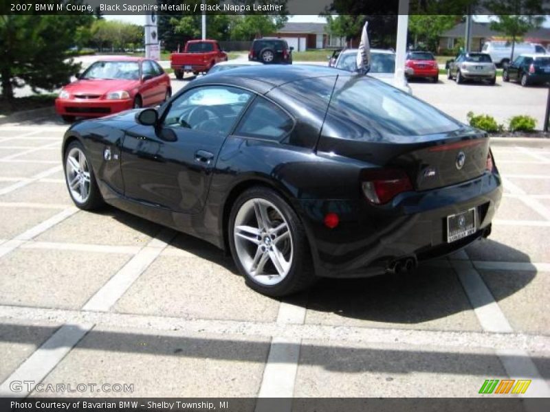 Black Sapphire Metallic / Black Nappa Leather 2007 BMW M Coupe