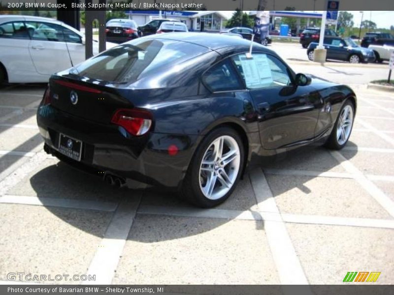 Black Sapphire Metallic / Black Nappa Leather 2007 BMW M Coupe