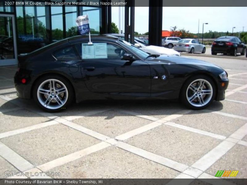 Black Sapphire Metallic / Black Nappa Leather 2007 BMW M Coupe
