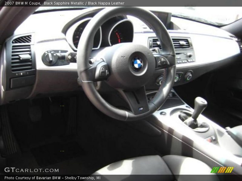 Black Sapphire Metallic / Black Nappa Leather 2007 BMW M Coupe