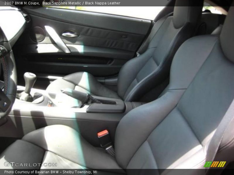 Black Sapphire Metallic / Black Nappa Leather 2007 BMW M Coupe