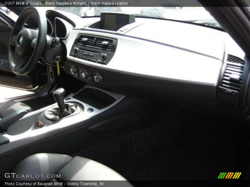 Black Sapphire Metallic / Black Nappa Leather 2007 BMW M Coupe