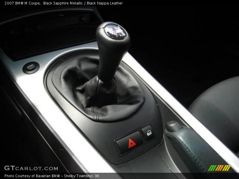 Black Sapphire Metallic / Black Nappa Leather 2007 BMW M Coupe