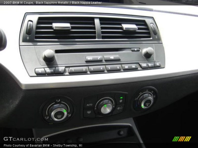Black Sapphire Metallic / Black Nappa Leather 2007 BMW M Coupe