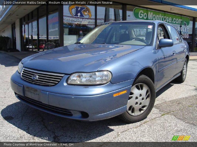 Medium Opal Blue Metallic / Medium Neutral 1999 Chevrolet Malibu Sedan
