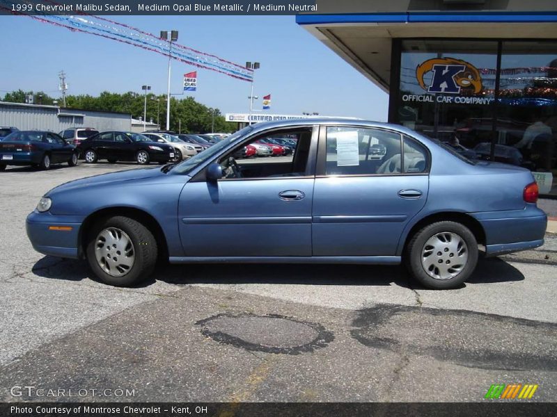 Medium Opal Blue Metallic / Medium Neutral 1999 Chevrolet Malibu Sedan