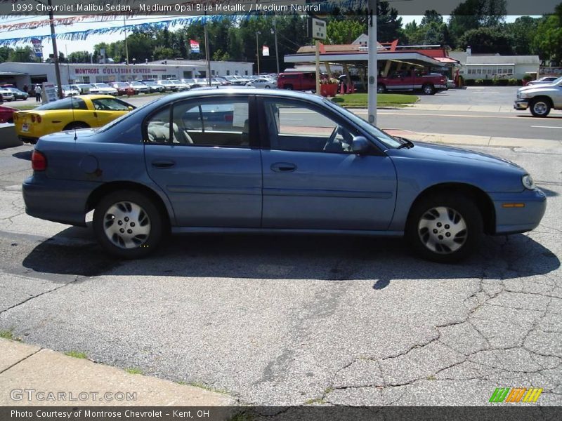 Medium Opal Blue Metallic / Medium Neutral 1999 Chevrolet Malibu Sedan