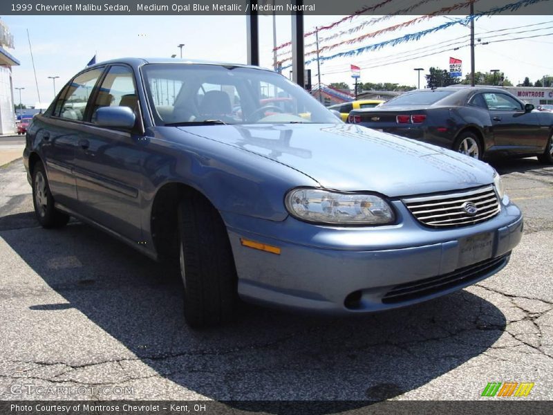 Medium Opal Blue Metallic / Medium Neutral 1999 Chevrolet Malibu Sedan