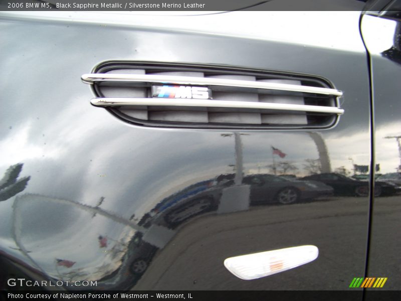 Black Sapphire Metallic / Silverstone Merino Leather 2006 BMW M5