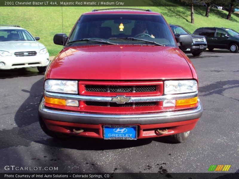 Majestic Red Metallic / Medium Gray 2001 Chevrolet Blazer LT 4x4