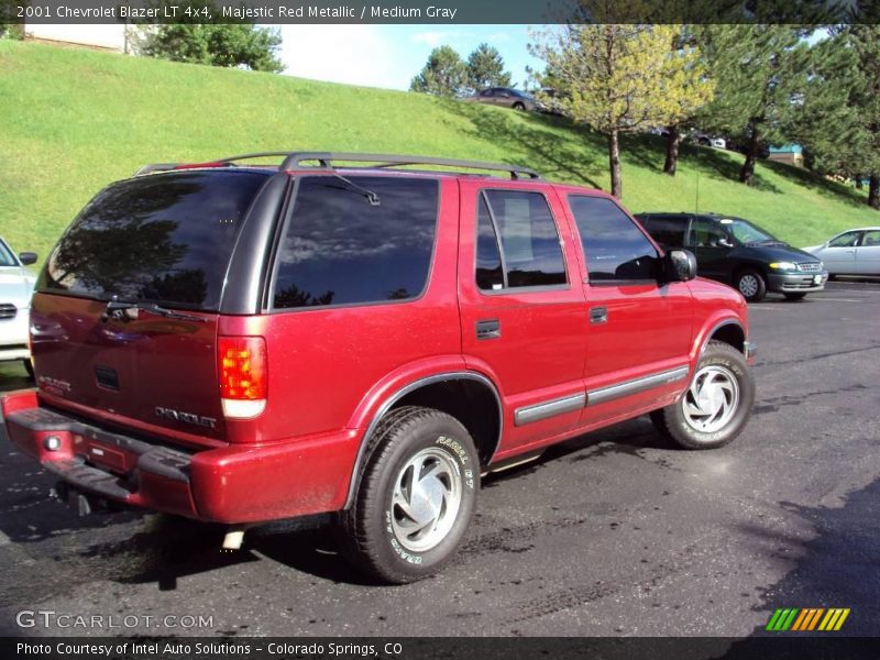 Majestic Red Metallic / Medium Gray 2001 Chevrolet Blazer LT 4x4