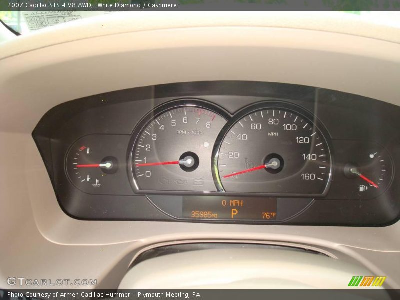 White Diamond / Cashmere 2007 Cadillac STS 4 V8 AWD