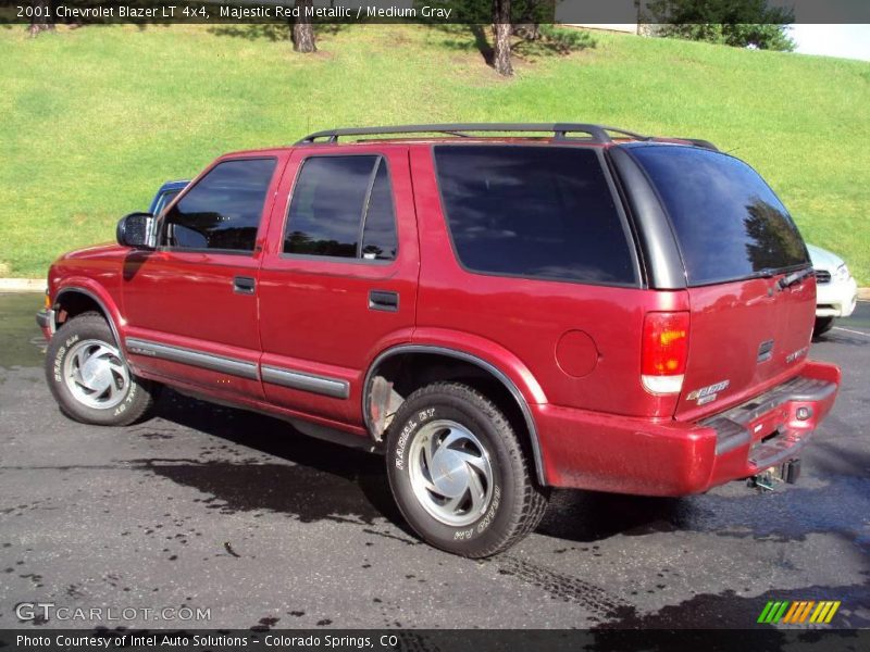 Majestic Red Metallic / Medium Gray 2001 Chevrolet Blazer LT 4x4