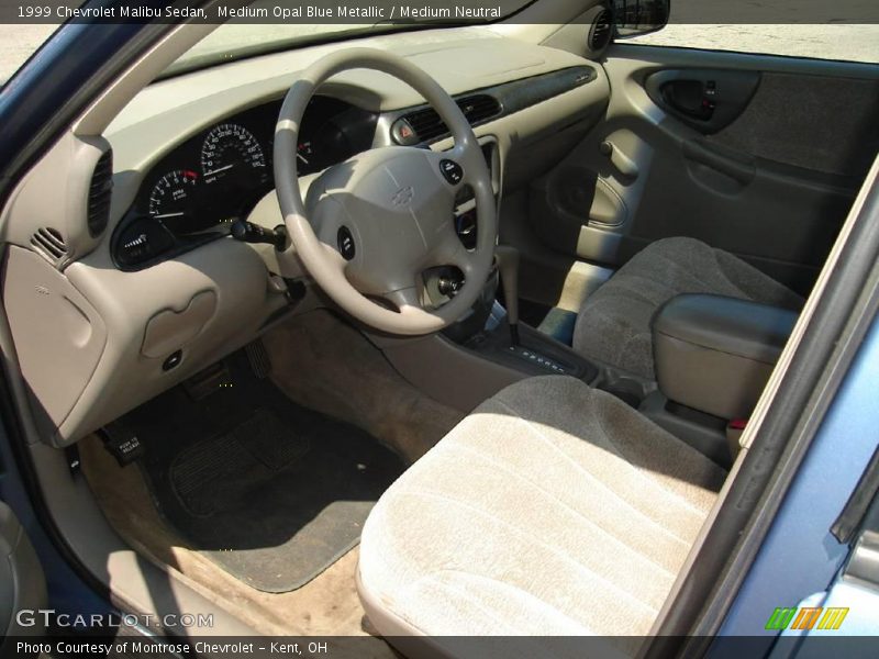 Medium Opal Blue Metallic / Medium Neutral 1999 Chevrolet Malibu Sedan