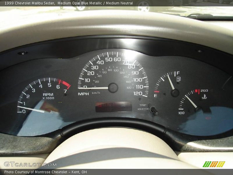 Medium Opal Blue Metallic / Medium Neutral 1999 Chevrolet Malibu Sedan