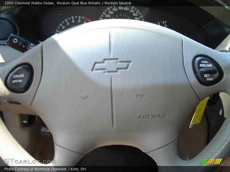 Medium Opal Blue Metallic / Medium Neutral 1999 Chevrolet Malibu Sedan