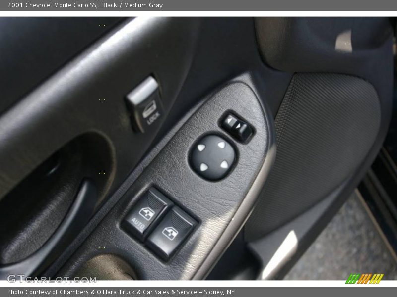 Black / Medium Gray 2001 Chevrolet Monte Carlo SS