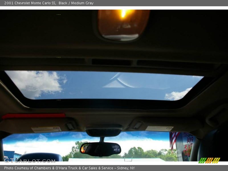 Black / Medium Gray 2001 Chevrolet Monte Carlo SS