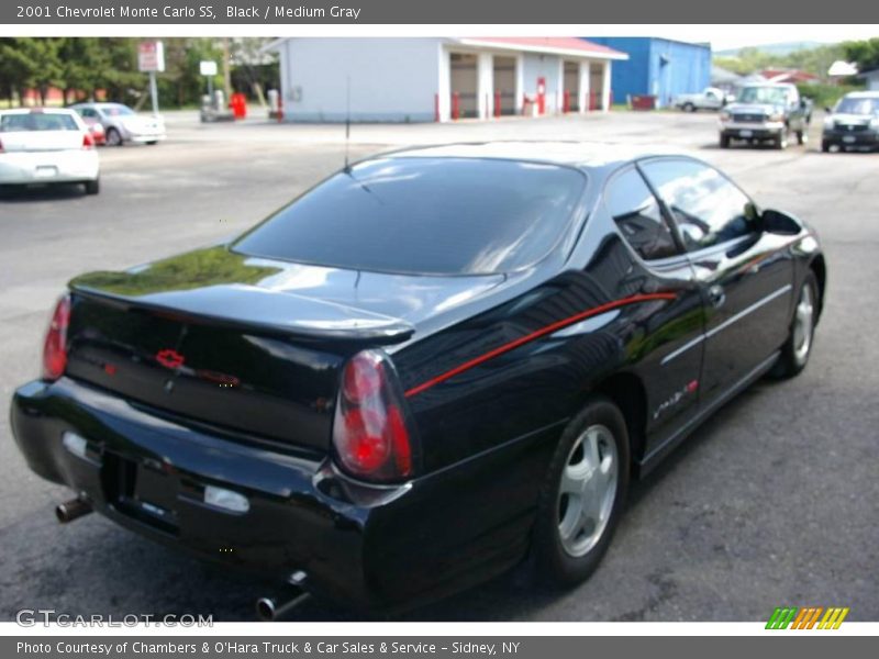 Black / Medium Gray 2001 Chevrolet Monte Carlo SS