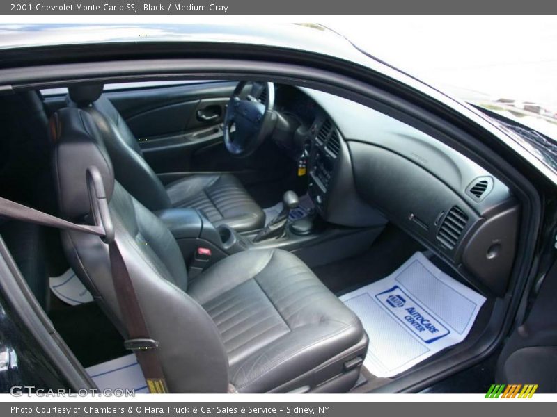 Black / Medium Gray 2001 Chevrolet Monte Carlo SS