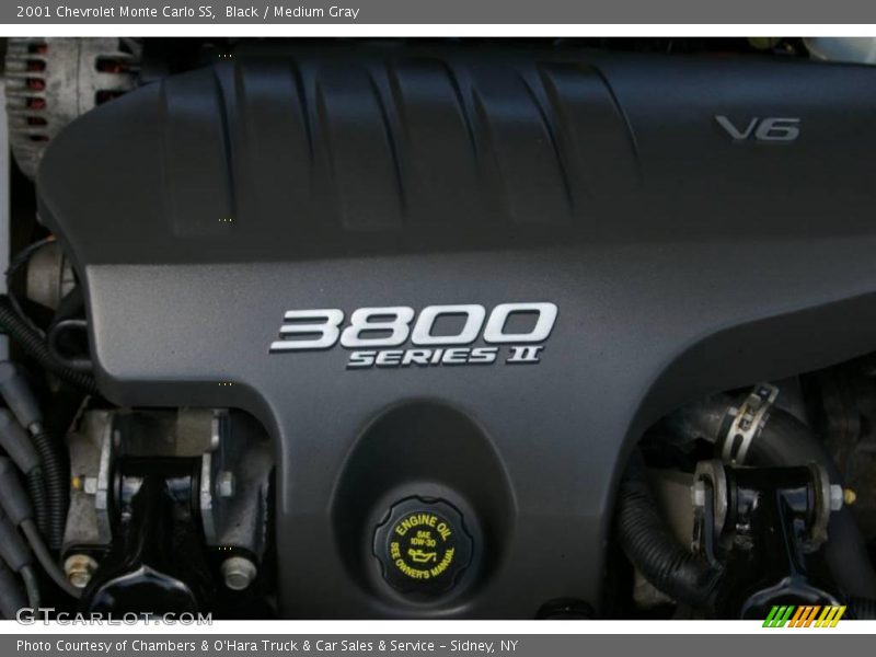 Black / Medium Gray 2001 Chevrolet Monte Carlo SS